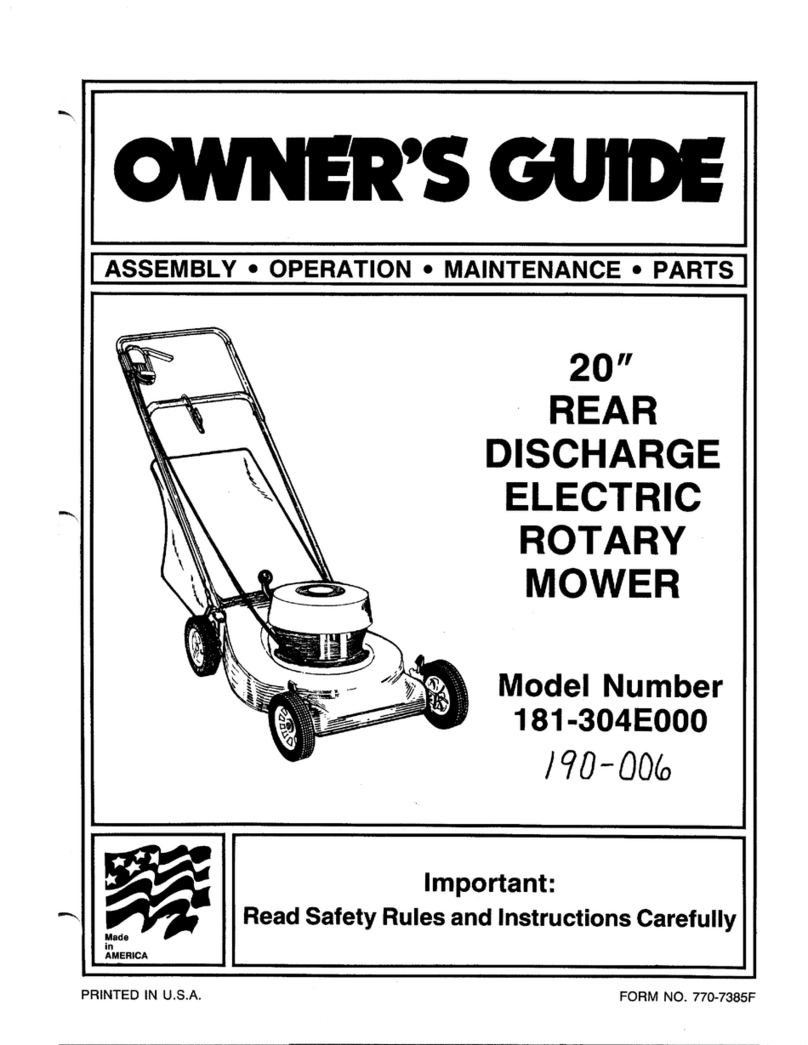 MTD 181-304E000 User manual