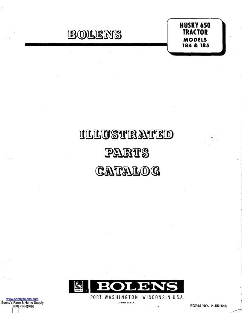 Bolens 184 Illustrated parts catalog
