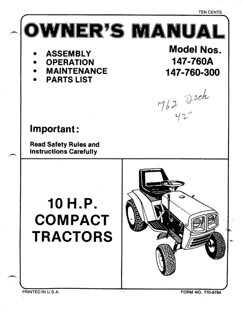 MTD 147-760-300 User manual