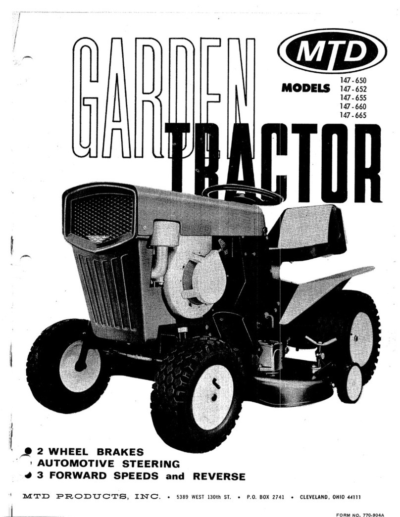 MTD 147 - 650 User manual