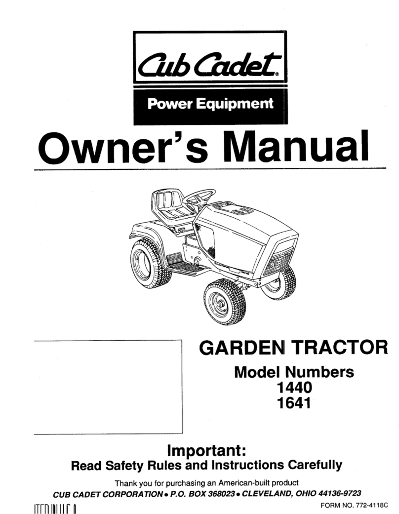 Cub Cadet 1440 User manual