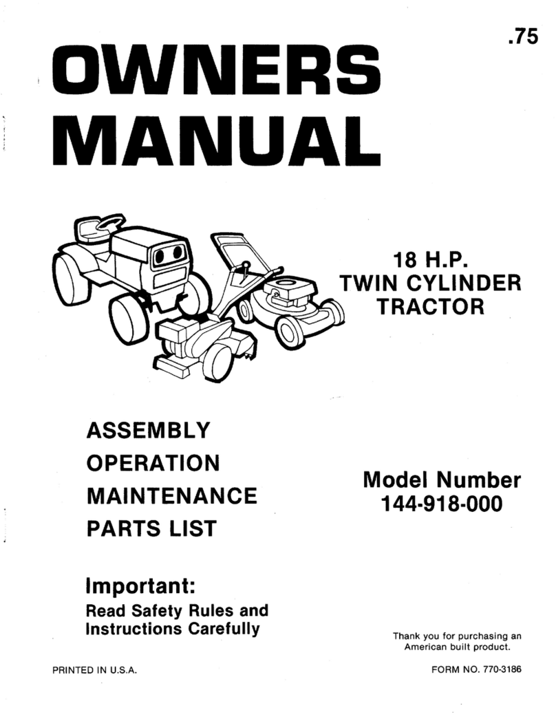 MTD 144-918-000 User manual