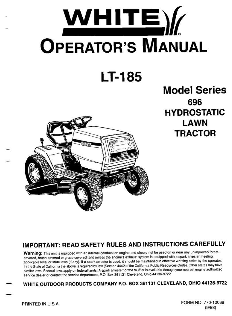 White LT-185 User manual White LT-185 User manual