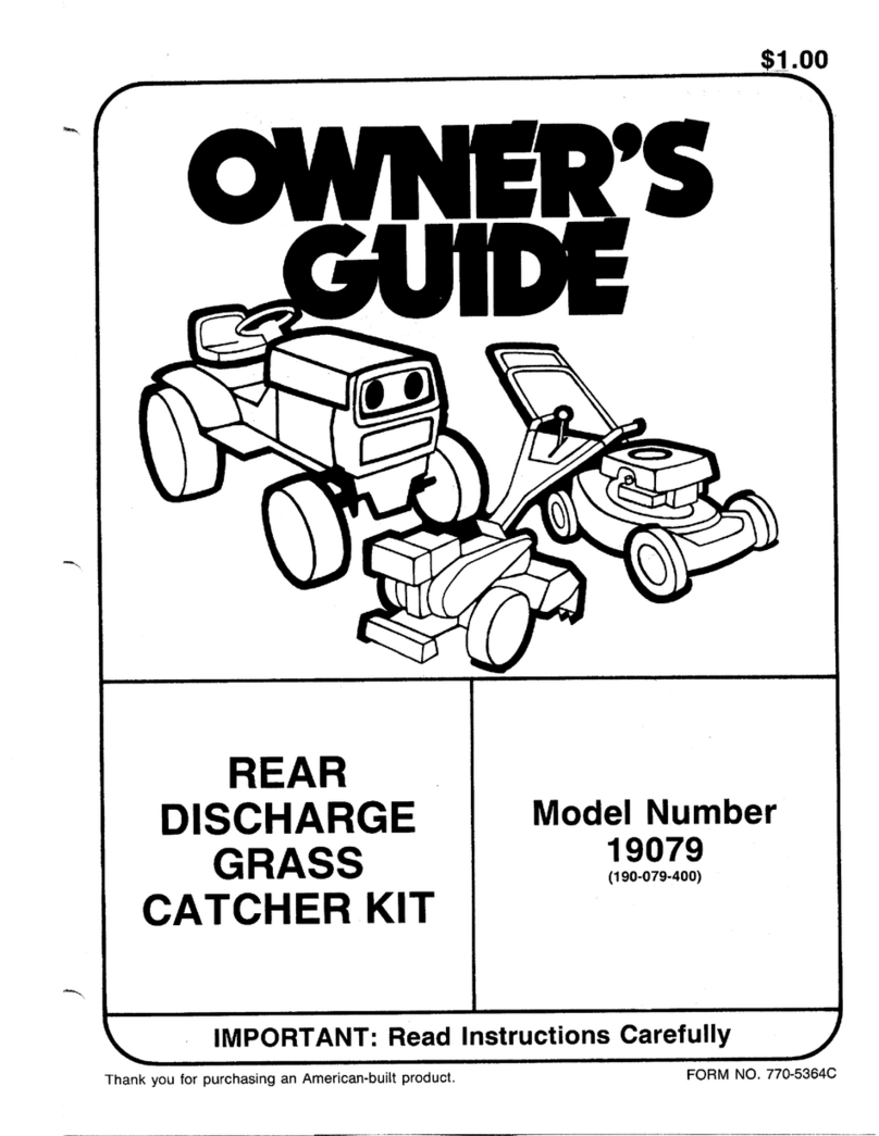 MTD 19079 User manual