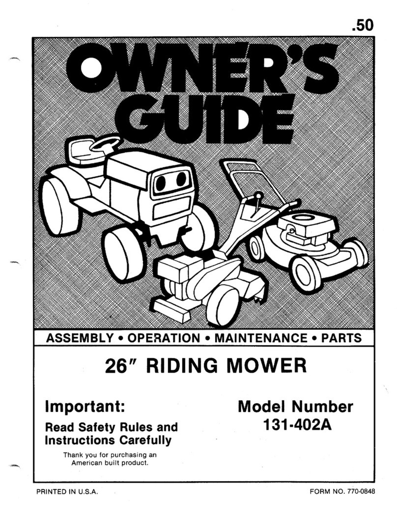 MTD 131-402A User manual