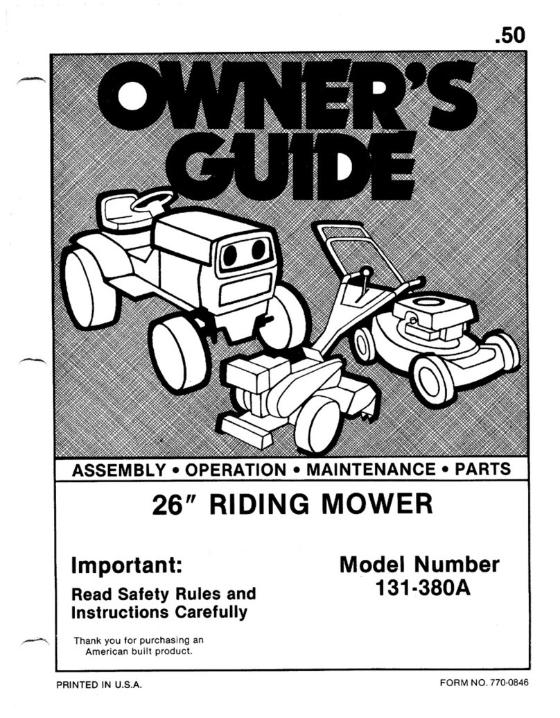 MTD 131-380A User manual MTD 131-380A User manual