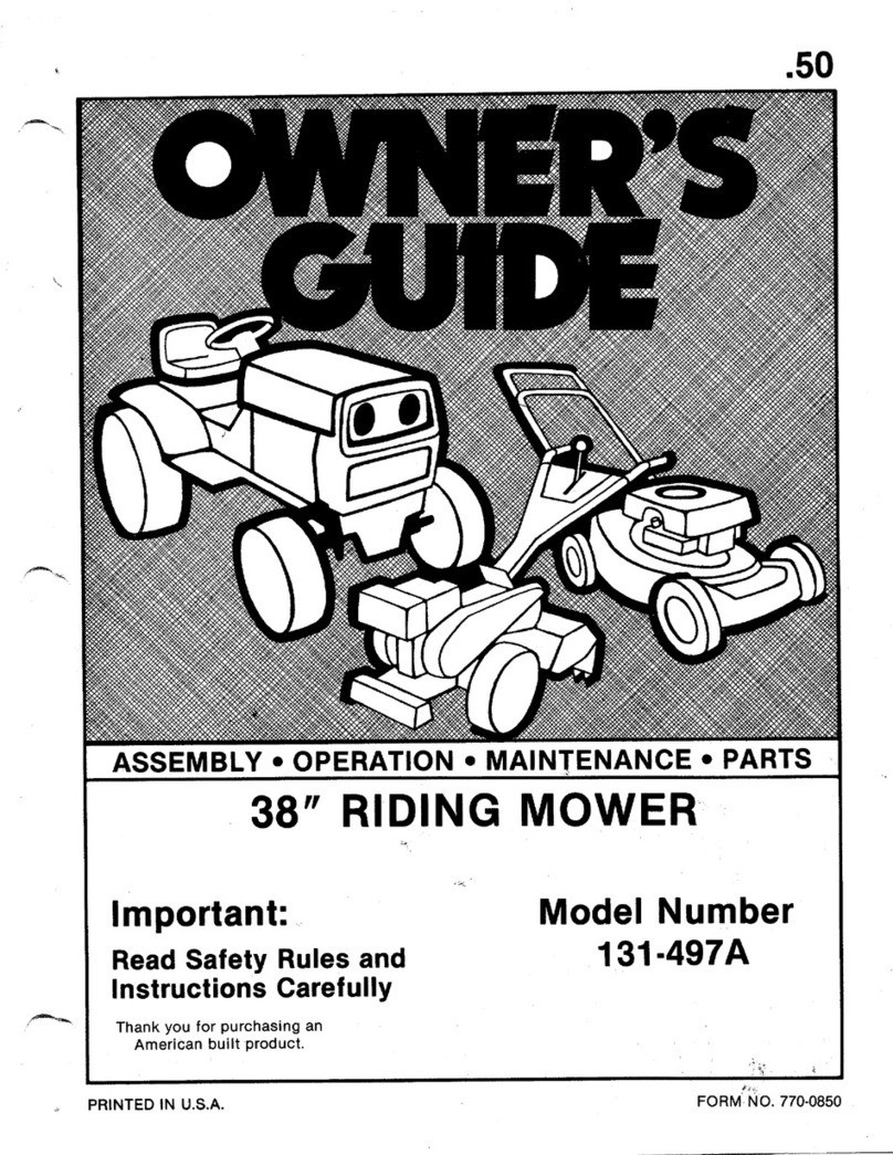 MTD 131-497A User manual