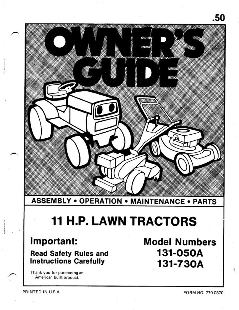 MTD 131-050A User manual