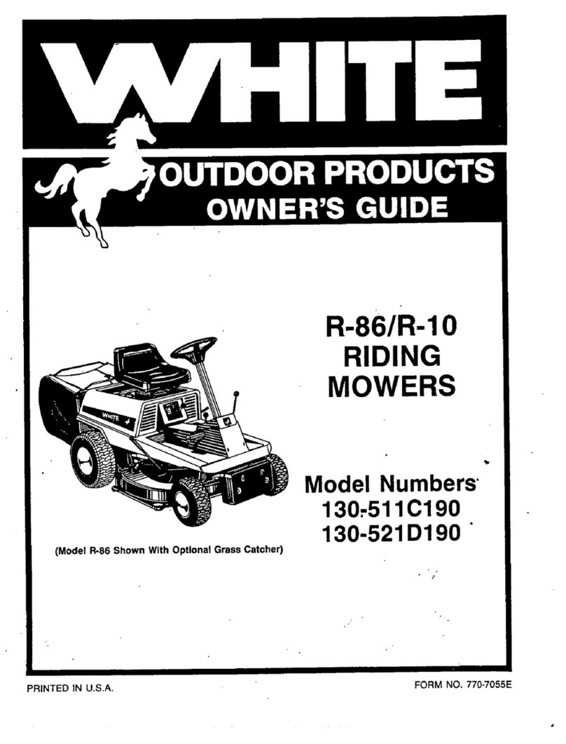 White 130-511C190 User manual White 130-511C190 User manual
