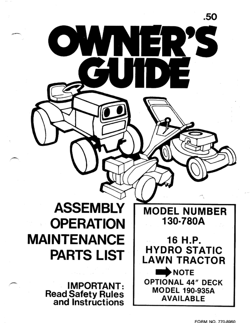 MTD 130-780A User manual