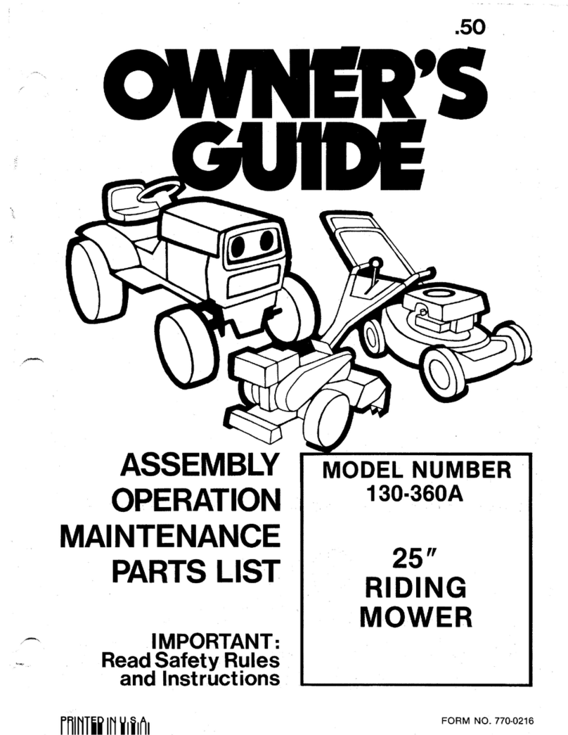 MTD 130-360A User manual