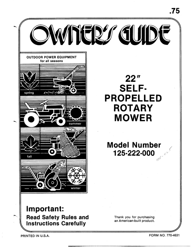 MTD 125-222-000 User manual