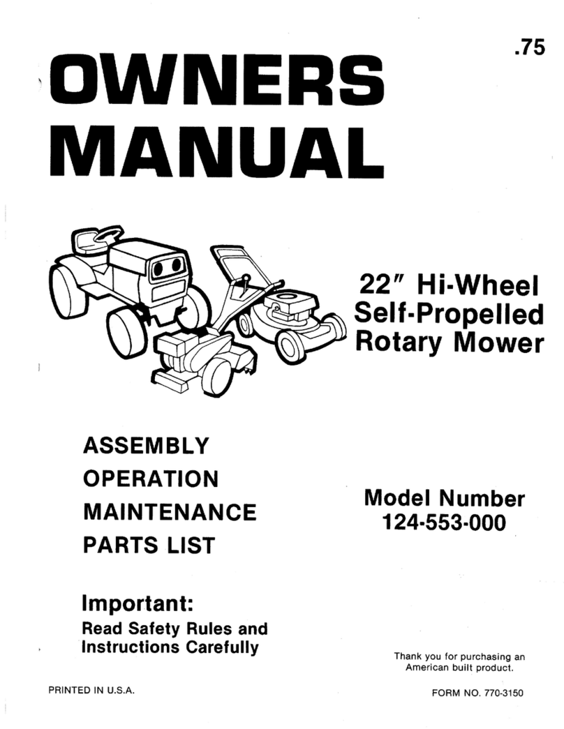 MTD 124-553-000 User manual