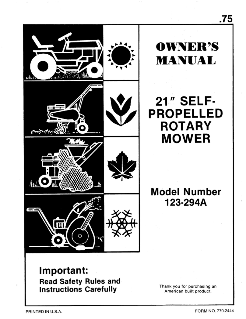 MTD 123-294A owner's manual MTD 123-294A owner's manual