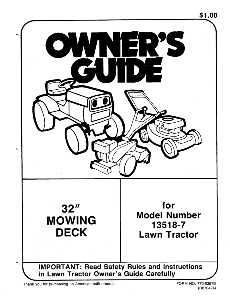 MTD 13518-7 User manual MTD 13518-7 User manual