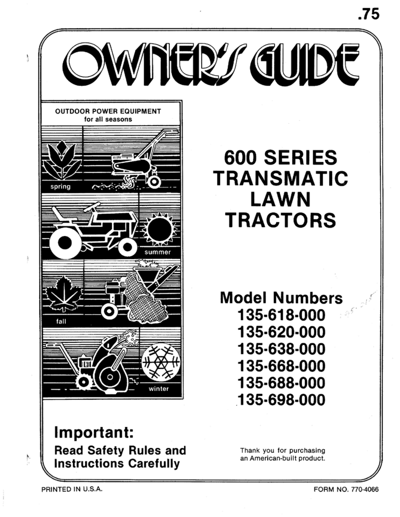 MTD 135-618-000 User manual