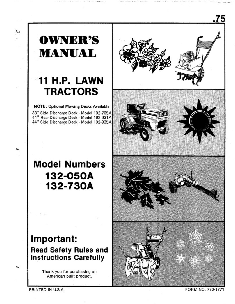 MTD 132-730A User manual