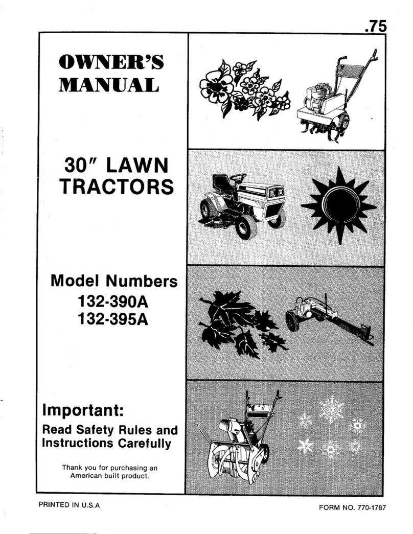 MTD 132-390A owner's manual
