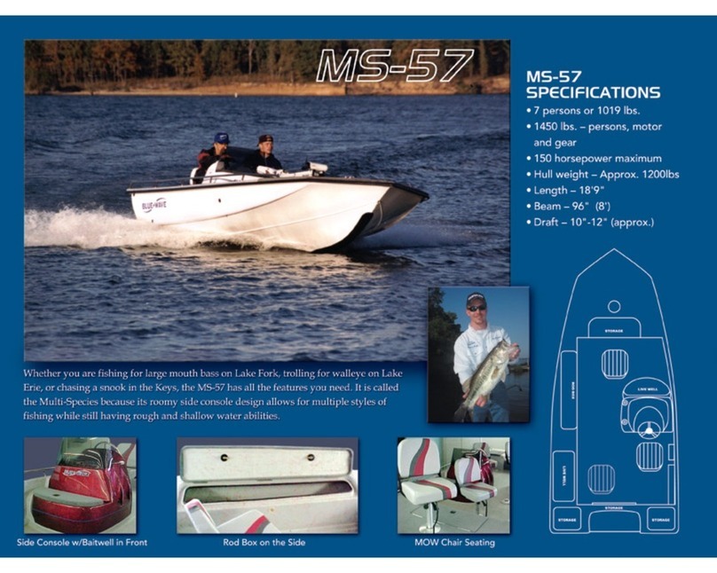 Blue Wave Boats MS-57 Specification sheet