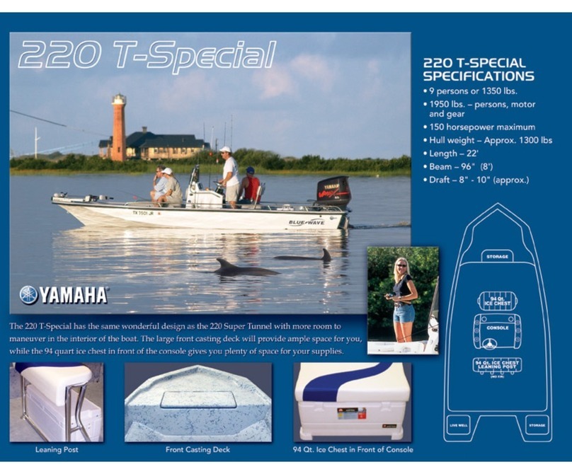 Blue Wave Boats 220 T-Special Specifications