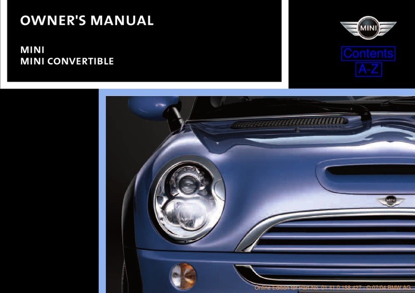 Mini 2004 Mini Convertible Cooper User manual Mini 2004 Mini Convertible Cooper User manual