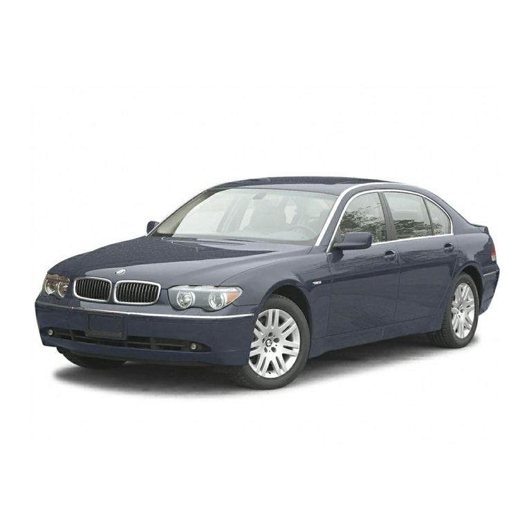 BMW 745i owner's manual