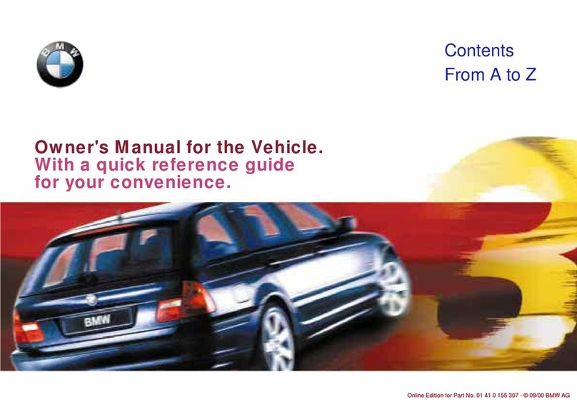 BMW 01 41 0 155 307 owner's manual