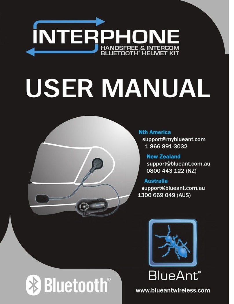 Blueant Interphone none user manual