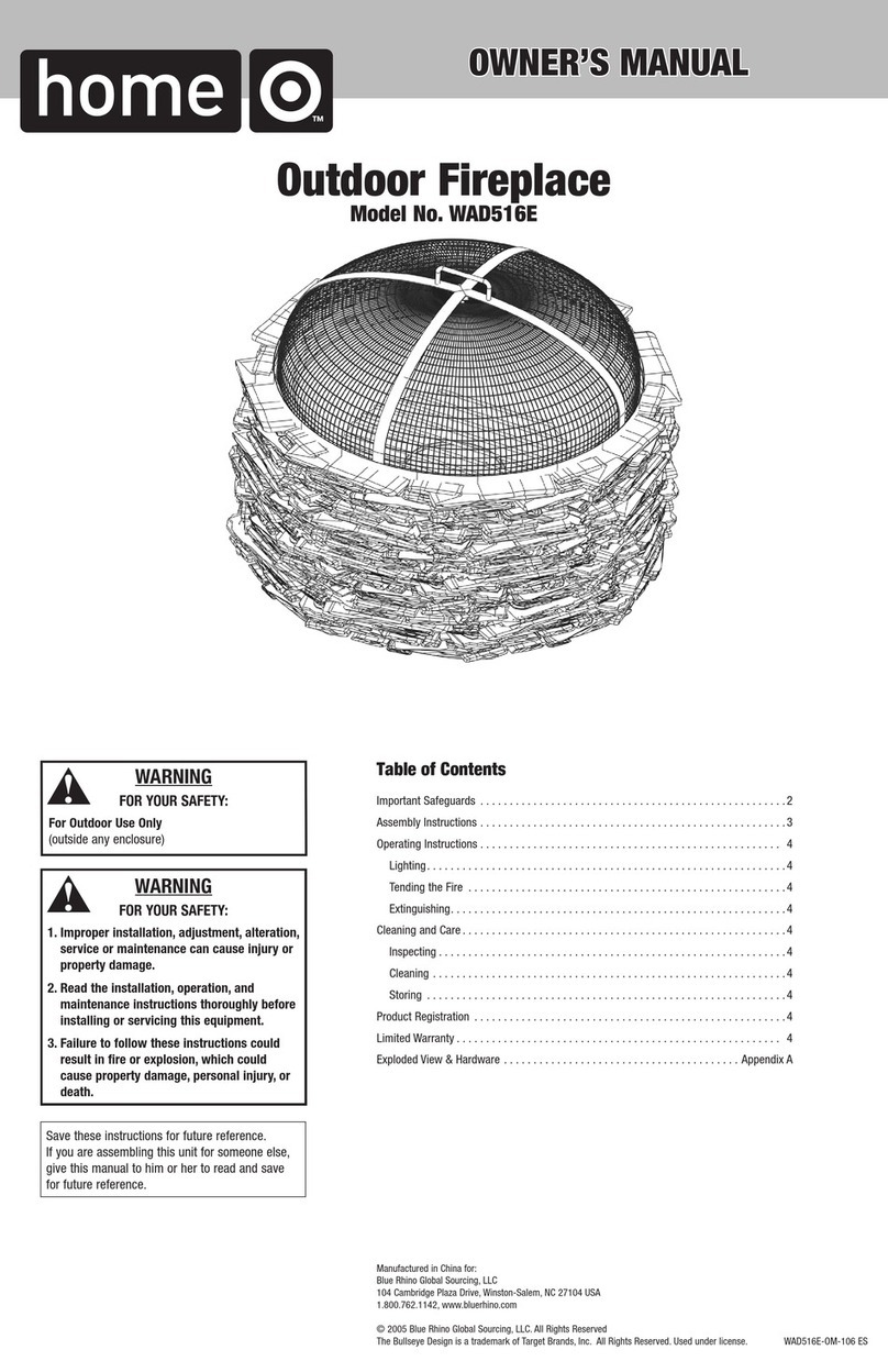 BlueRhino Home WAD516E owner's manual