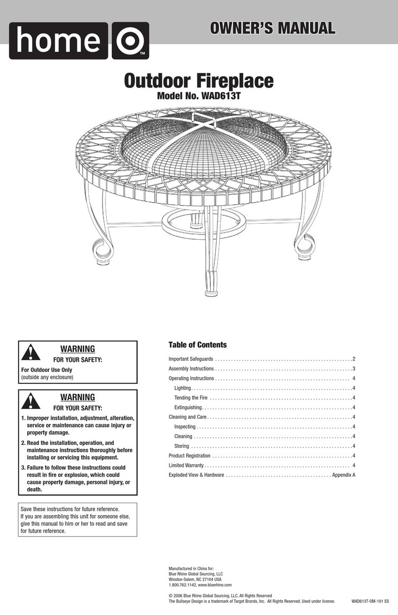 BlueRhino Home WAD613T owner's manual