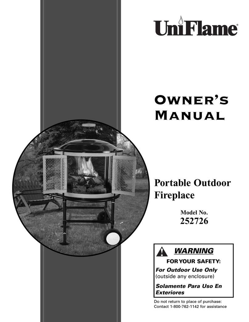 BlueRhino UniFlame 252726 owner's manual BlueRhino UniFlame 252726 owner's manual