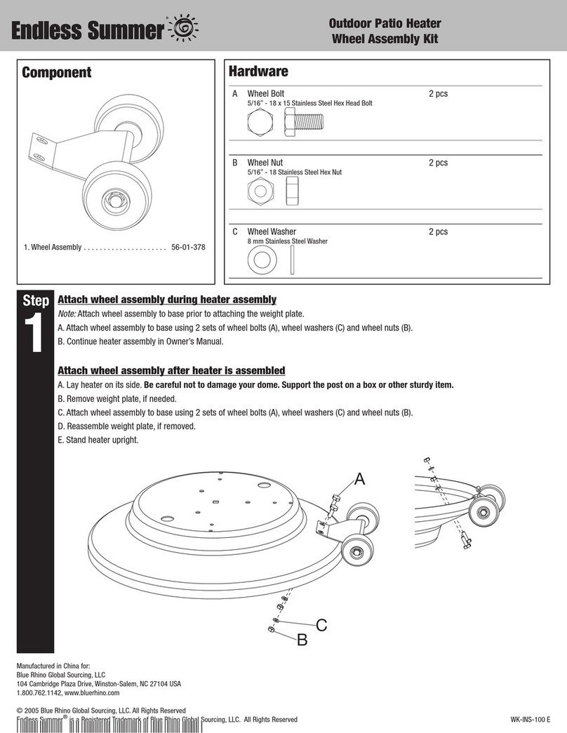 Endless Summer ENDLESS SUMMER WK-INS-100 E User manual