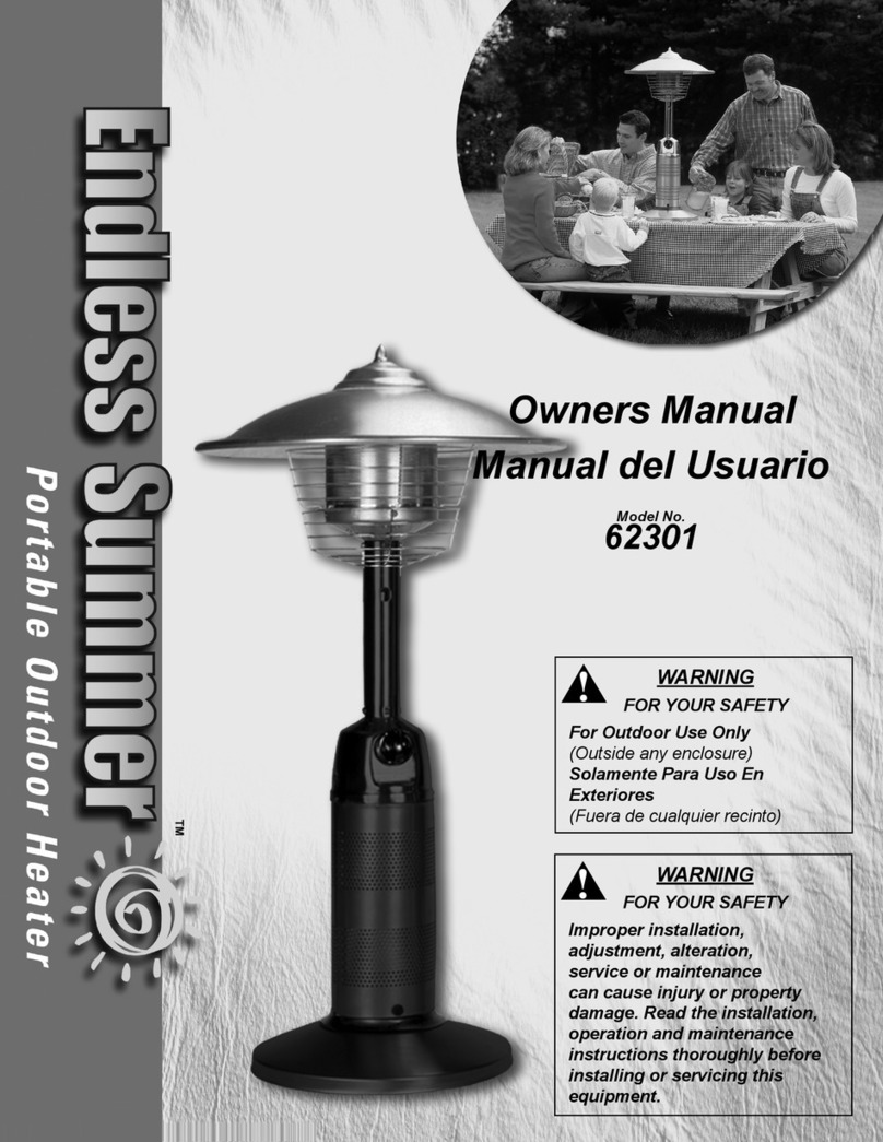 Endless Summer Endless Summer 62301 User manual Endless Summer Endless Summer 62301 User manual