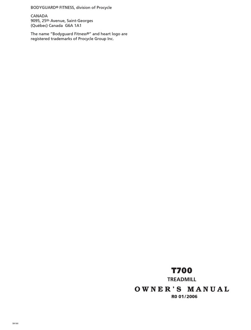 Bodyguard T700 owner's manual