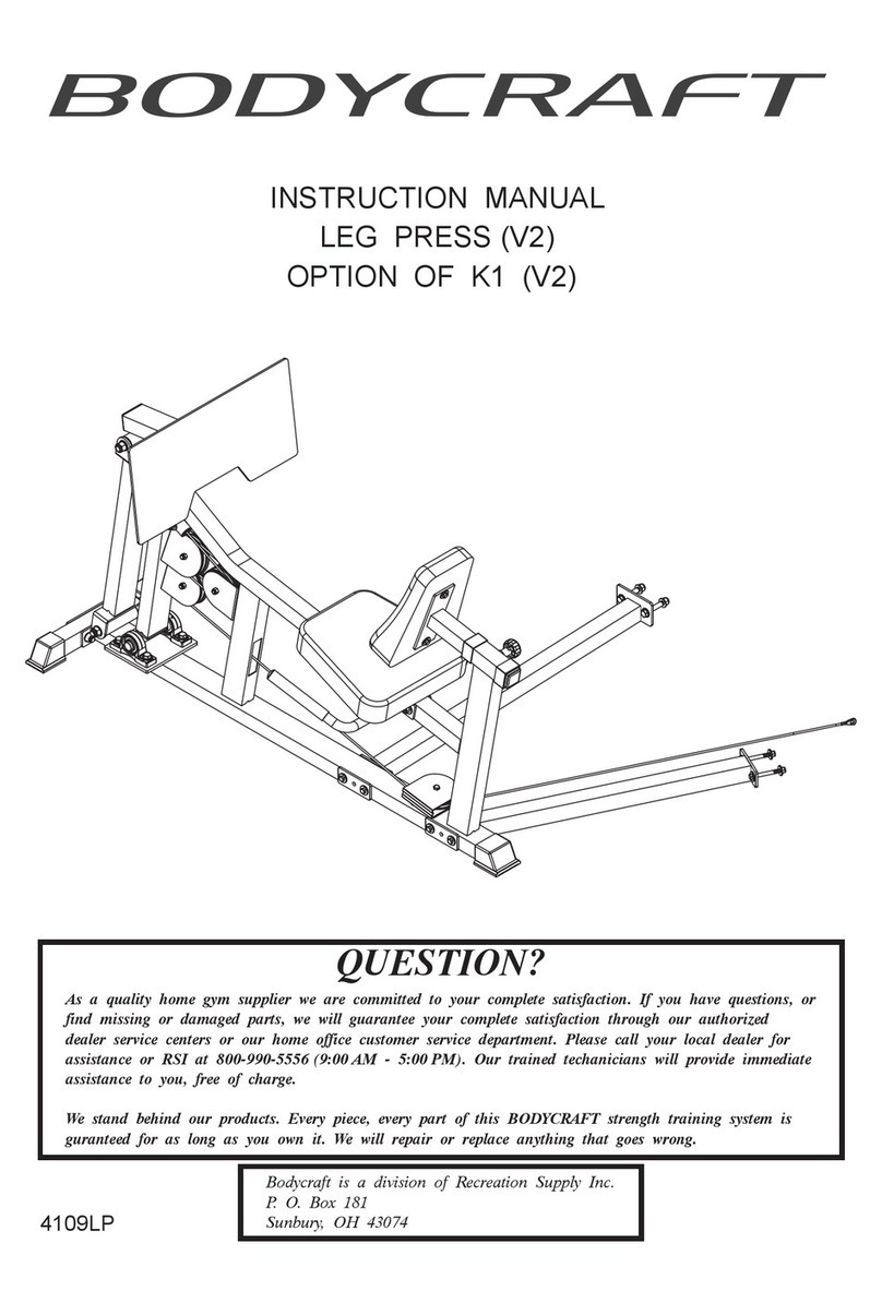 Body Craft V2 User manual