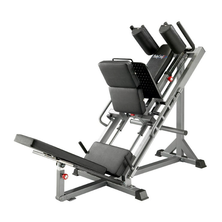 Body Craft Hip Sled F660 User manual
