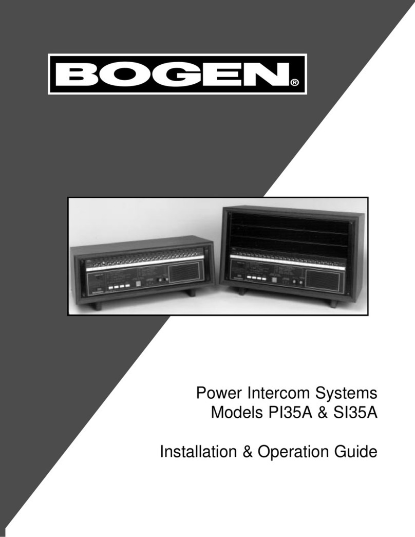 Bogen PI35A Operating instructions