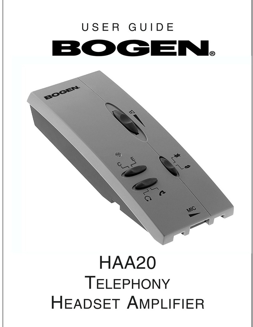 Bogen HAA20 user guide