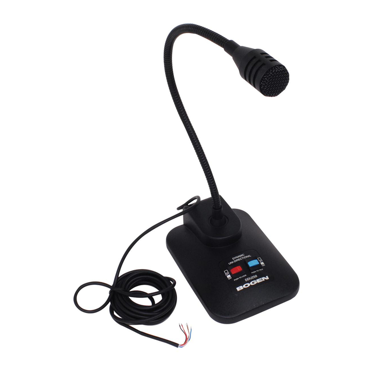 Bogen DDU250 User manual