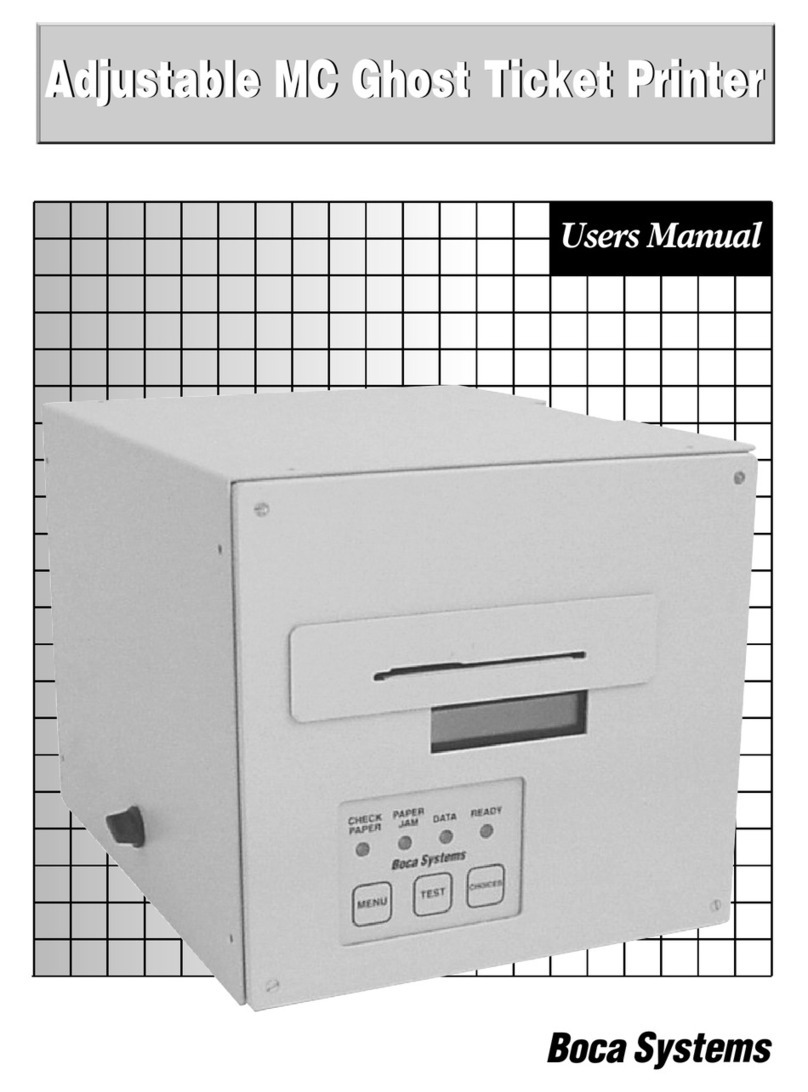 Boca Systems Adjustable MC Ghost user manual