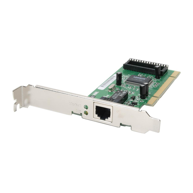 Linksys 10/100 LAN Card 10/100 User manual