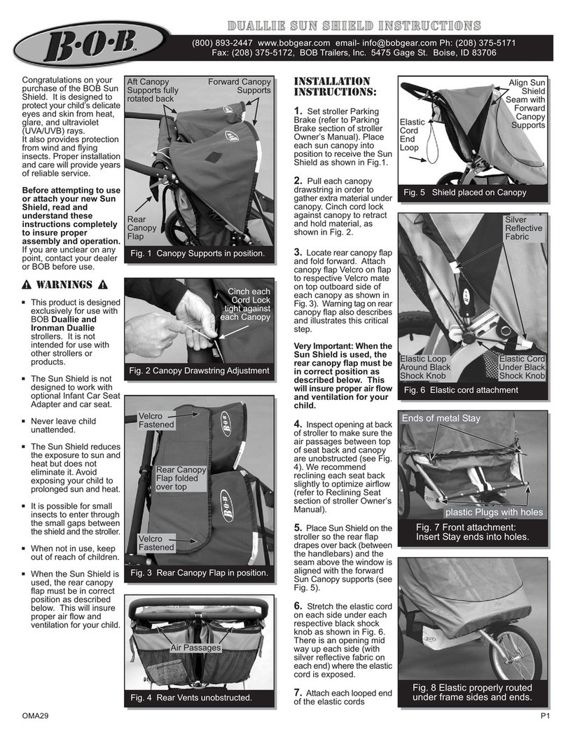 BOB Sun Shield OMA12A User manual