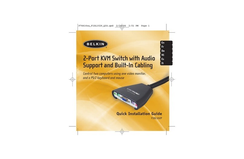 Belkin OmniView F1DL102P User manual