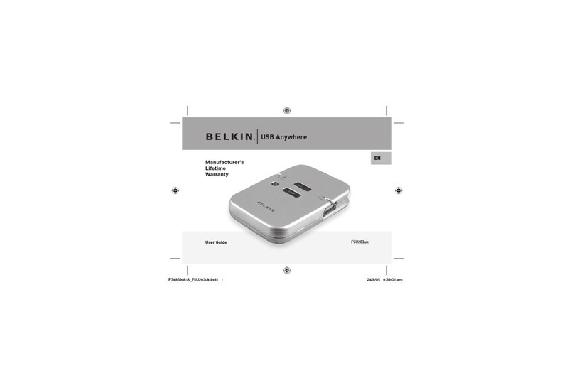 Belkin USB Anywhere F5U203uk user guide
