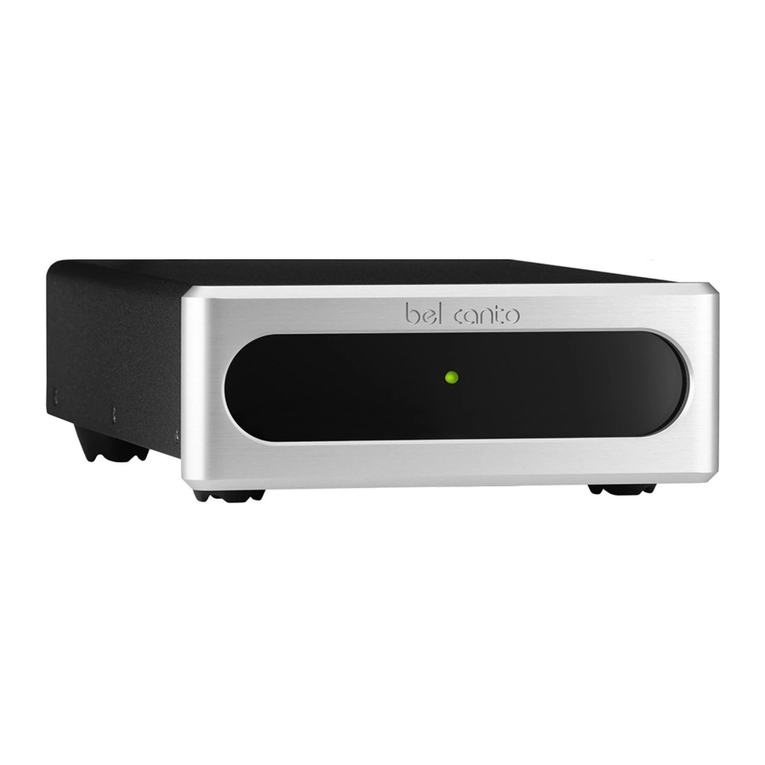 Bel Canto e.OneTM Series User manual