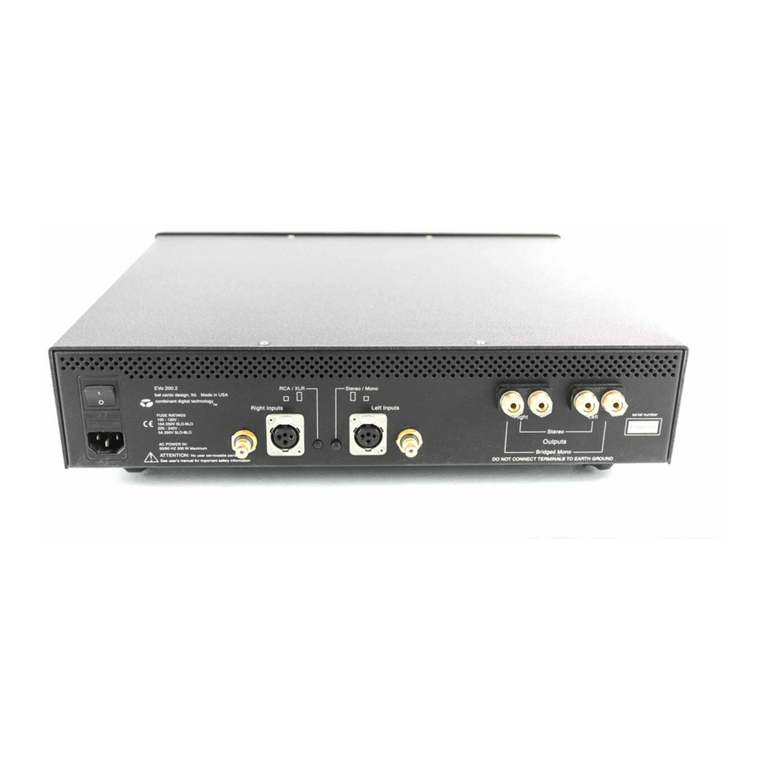 Bel Canto eVo200.2 User manual