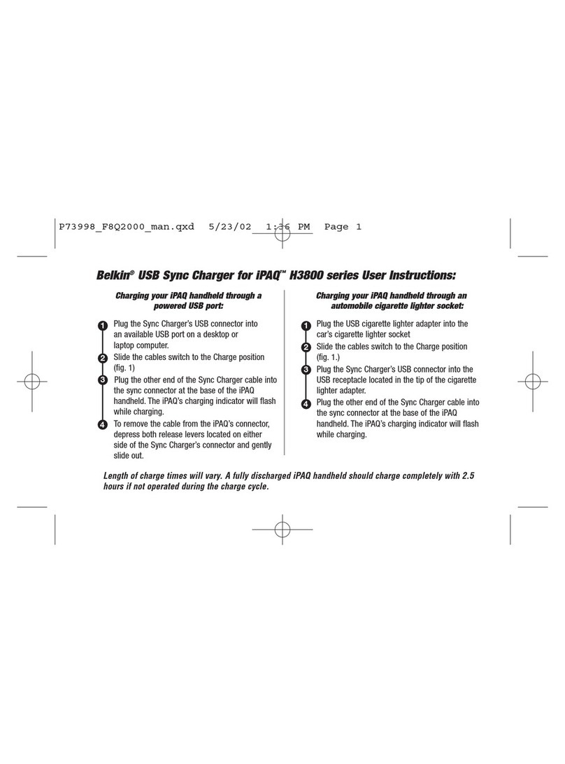 Belkin H3800 User manual