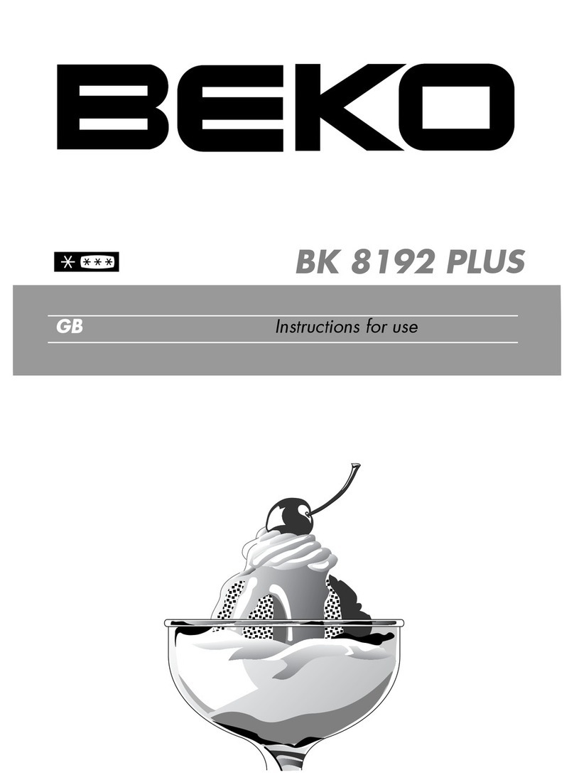 Beko BK 8192 PLUS User manual Beko BK 8192 PLUS User manual