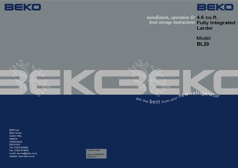 Beko BL20 Owner's manual Beko BL20 Owner's manual