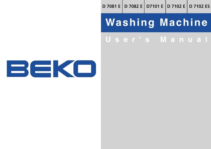 Beko D 7081 E user manual